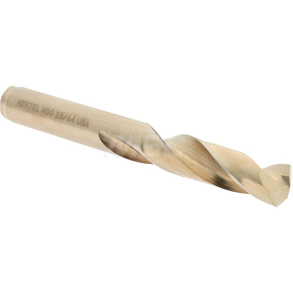 Hertel 74130345 Screw Machine Length Drill Bit 23/64" (0.3594) Dia, 135 deg, Cobalt