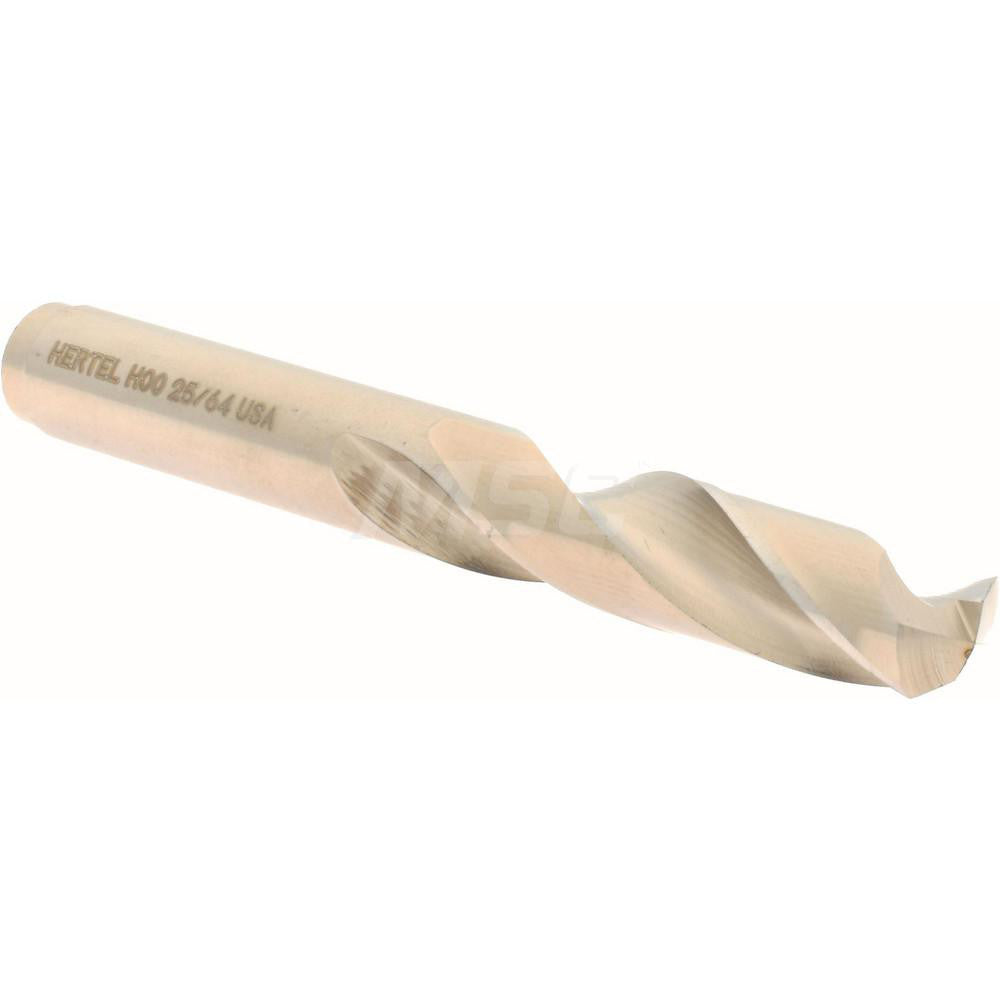 Hertel 74130360 Screw Machine Length Drill Bit 25/64" (0.3906) Dia, 135 deg, Cobalt