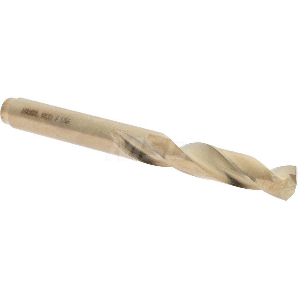 Hertel 74131178 Screw Machine Length Drill Bit Letter F, (0.2570) Dia, 135 deg, Cobalt