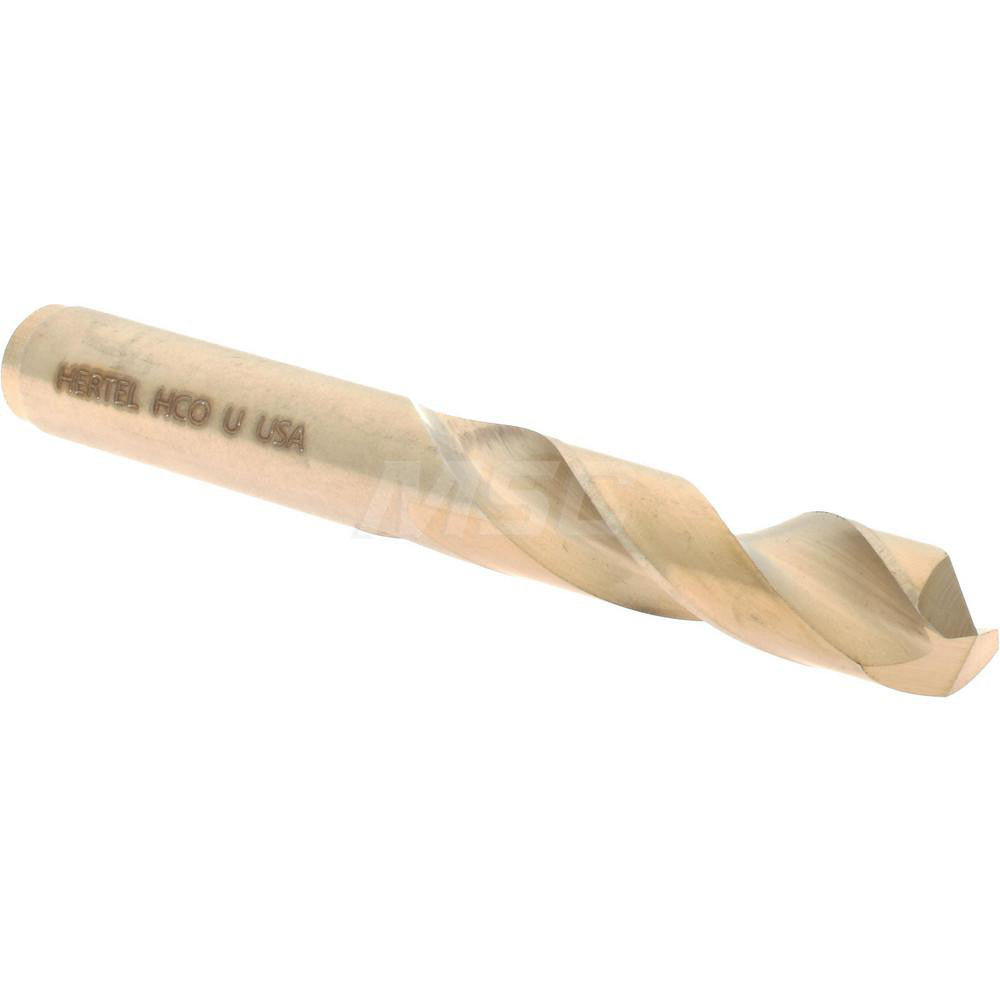 Hertel 74131327 Screw Machine Length Drill Bit Letter U, (0.3680) Dia, 135 deg, Cobalt