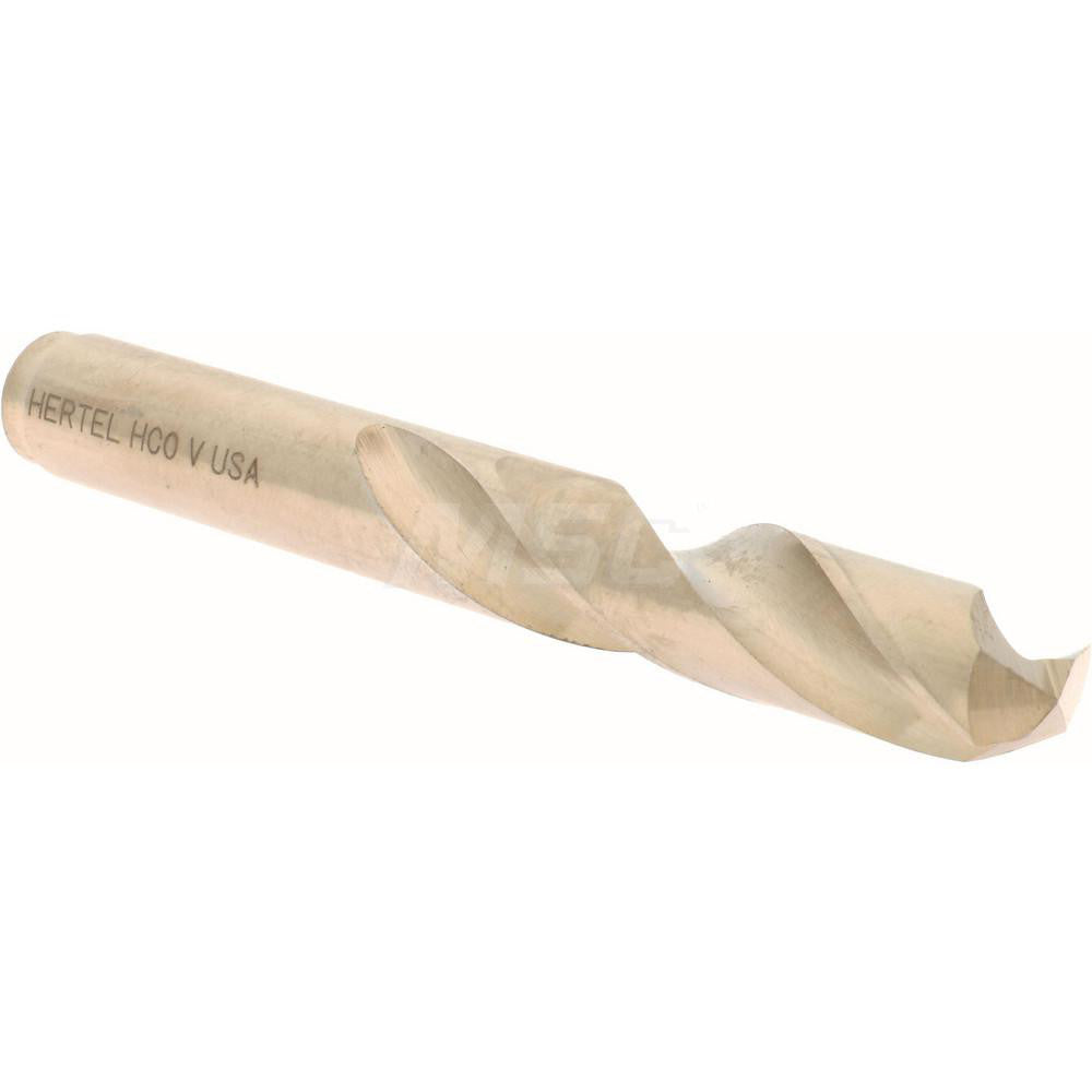 Hertel 74131335 Screw Machine Length Drill Bit Letter V, (0.3770) Dia, 135 deg, Cobalt