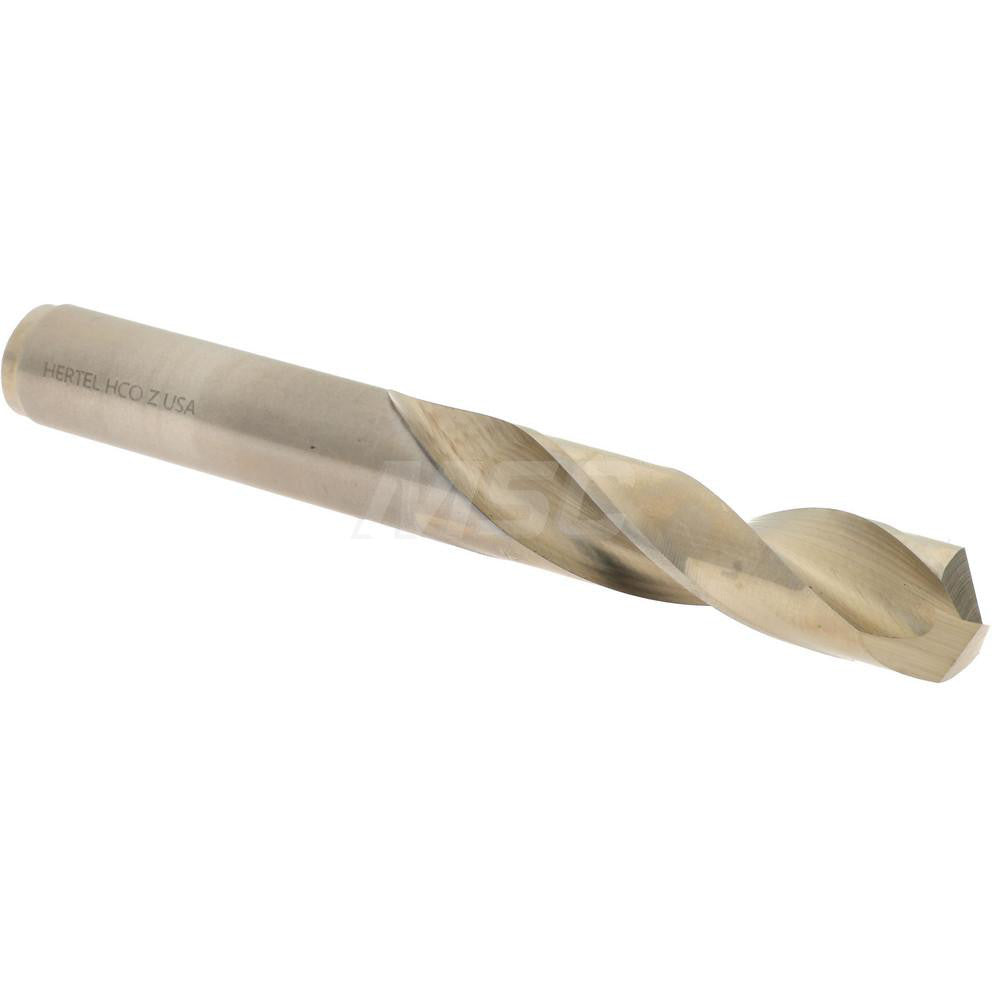 Hertel 74131376 Screw Machine Length Drill Bit Letter Z, (0.4130) Dia, 135 deg, Cobalt