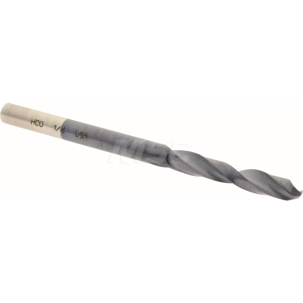 Hertel 74131418 Screw Machine Length Drill Bit 1/8" (0.1250) Dia, 135 deg, Cobalt
