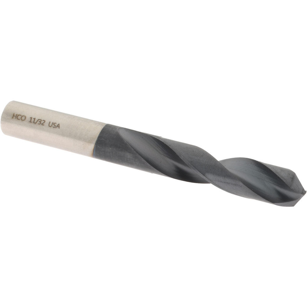 Hertel 74131558 Screw Machine Length Drill Bit 11/32" (0.3438) Dia, 135 deg, Cobalt