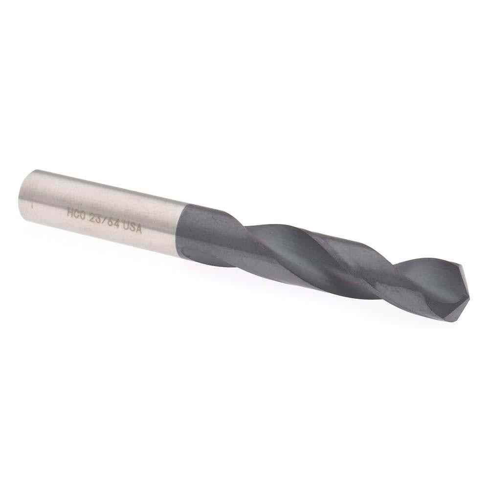 Hertel 74131566 Screw Machine Length Drill Bit 23/64" (0.3594) Dia, 135 deg, Cobalt