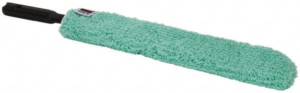 Rubbermaid FGQ85000BK00 HYGEN Flexible Dusting Wand with Microfiber Duster Cover/Sleeve, 29 inch, Green
