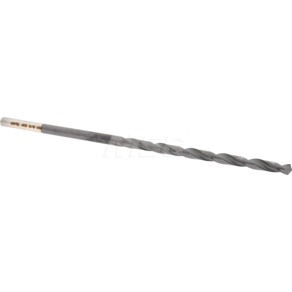 Hertel 950-A0001238 Taper Length Drill Bit 3/16" (0.1875) Dia, 135 deg, Cobalt