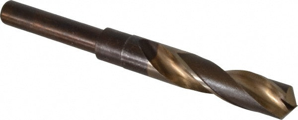 Hertel 74147539 Reduced Shank Drill Bit 43/64'' Dia, 1/2'' Shank Dia, 118 °, Cobalt
