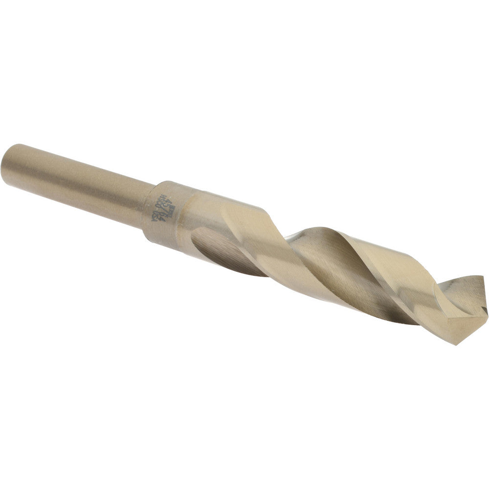 Hertel 74147554 Reduced Shank Drill Bit 45/64'' Dia, 1/2'' Shank Dia, 118 °, Cobalt