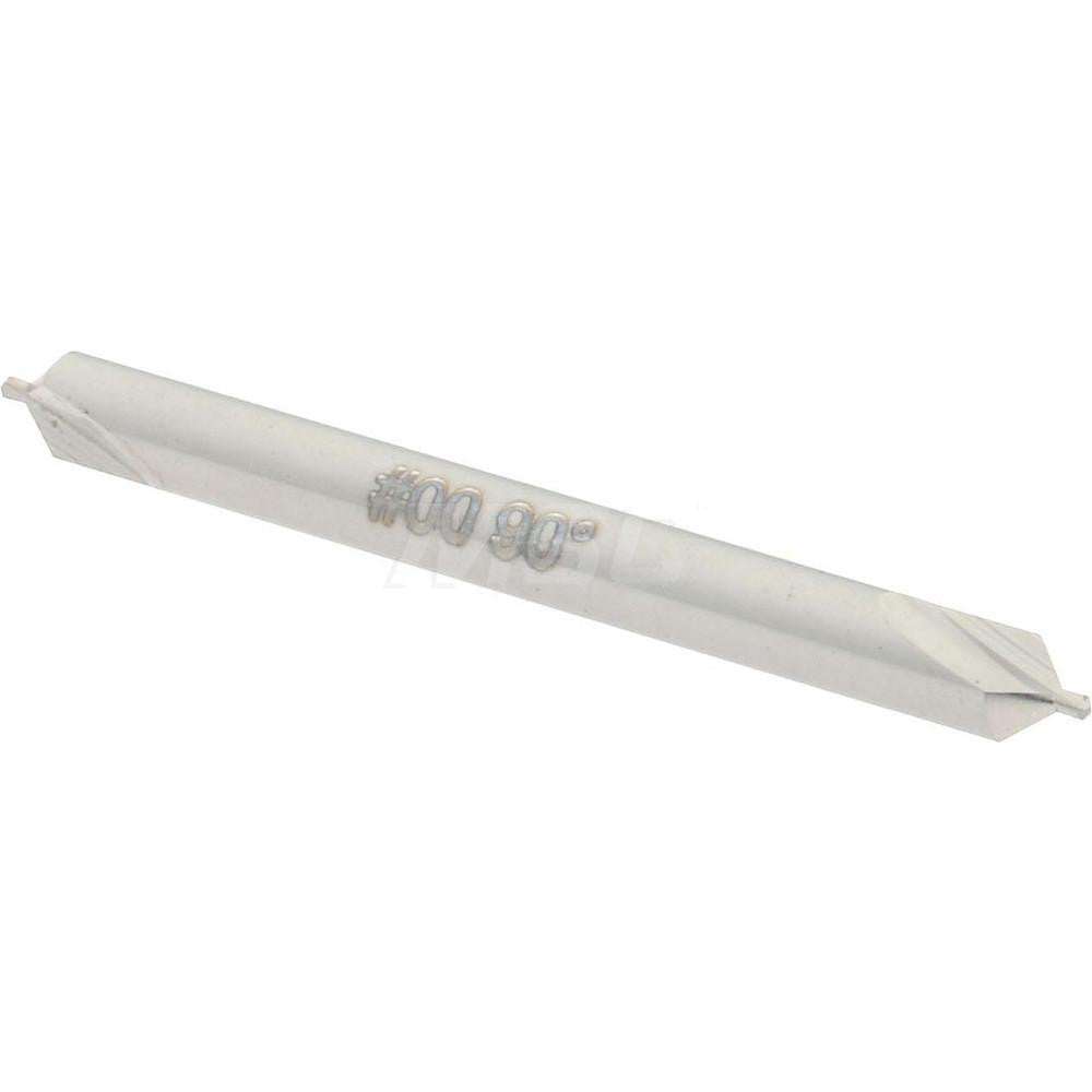 Hertel 300-003001 Combo Drill & Countersink #00, 1/8" Body Dia, Solid Carbide