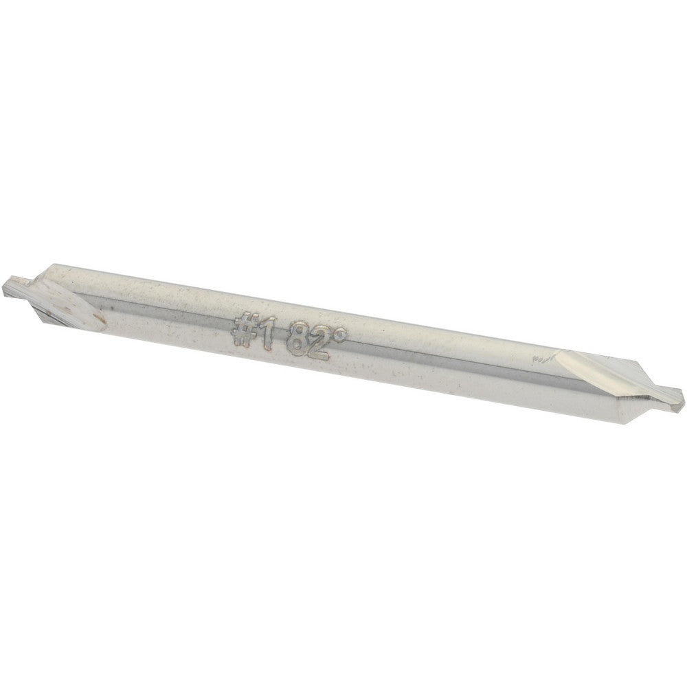 Hertel 300-002003 Combo Drill & Countersink #1, 1/8" Body Dia, Solid Carbide