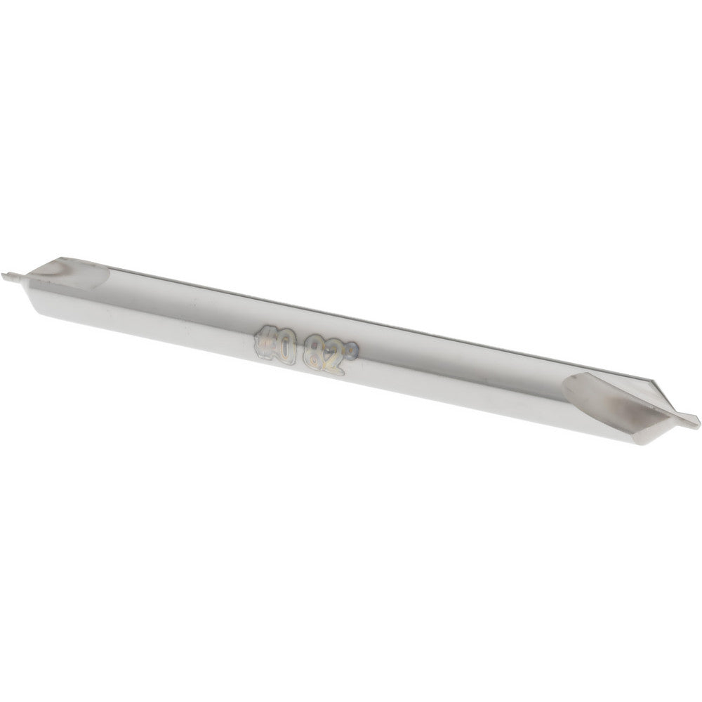 Hertel 300-002002 Combo Drill & Countersink #0, 1/8" Body Dia, Solid Carbide