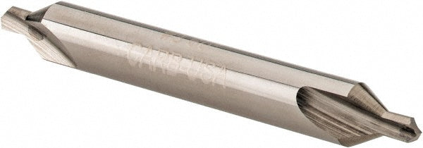 Hertel 300-001005 Combo Drill & Countersink #3, 1/4" Body Dia, Solid Carbide