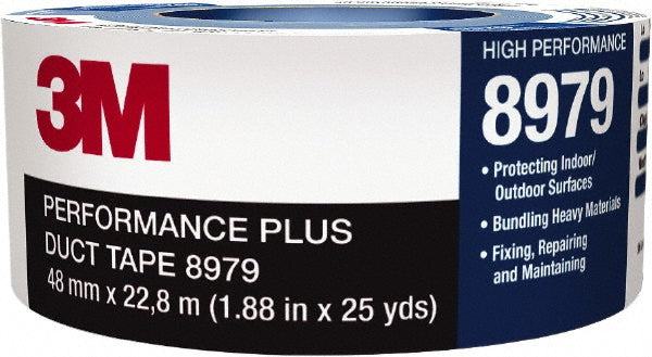 3M 7000124257 Duct Tape 24 mm Wide, 12.1 mil Thick