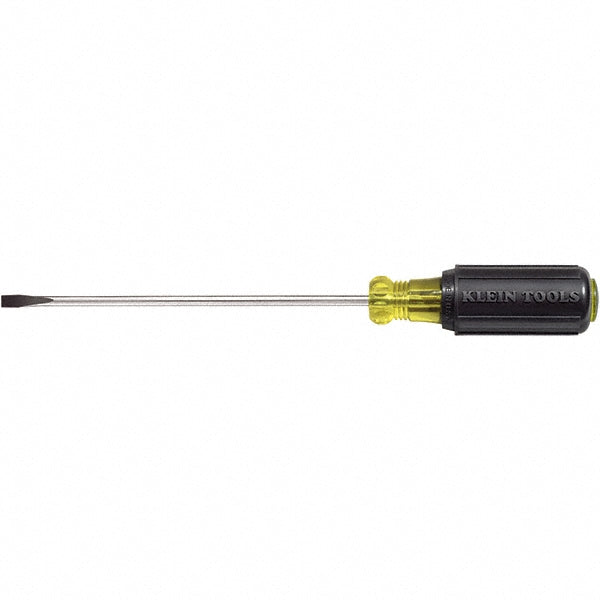 Klein Tools 601-8 Slotted Screwdriver 3/16" Width, 11-3/4" OAL, 8" Blade Length