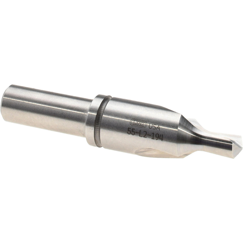 Link Industries 55-L2-194 Countersink 1/2" Head Dia, 82.00 deg Included Angle, 2 Flute, High-Speed Steel, Right Hand Cut