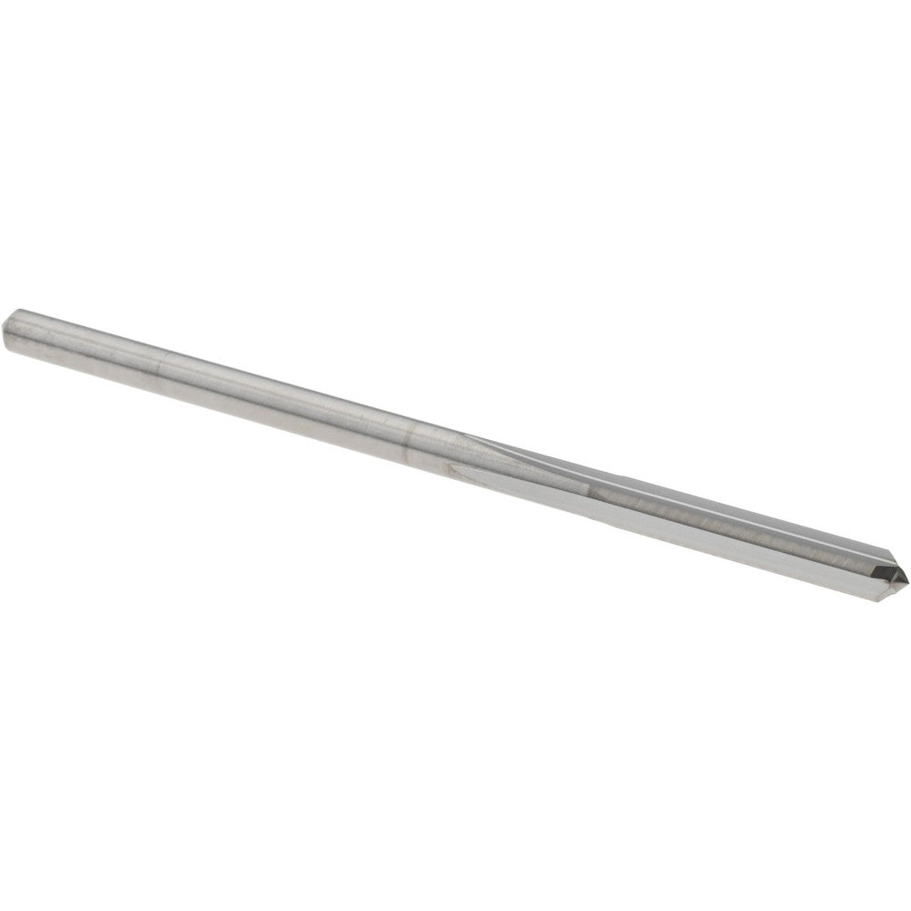 M.A. Ford 27211700 Chucking Reamer 0.1170" Dia, 2-1/4" OAL, 5/8" Flute Length, Straight Flute, Straight-Cylindrical Shank, Solid Carbide