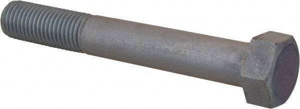 Value Collection R52000987 Hex Head Cap Screw 1-1/8-7, 8" Length Under Head, Grade 2 Steel, Zinc Finish