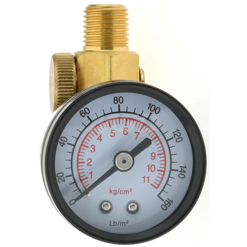 Pro-Source 4710302525PRO Compressed Air Regulator 1/4" NPT, 120 Max psi, Dial Air