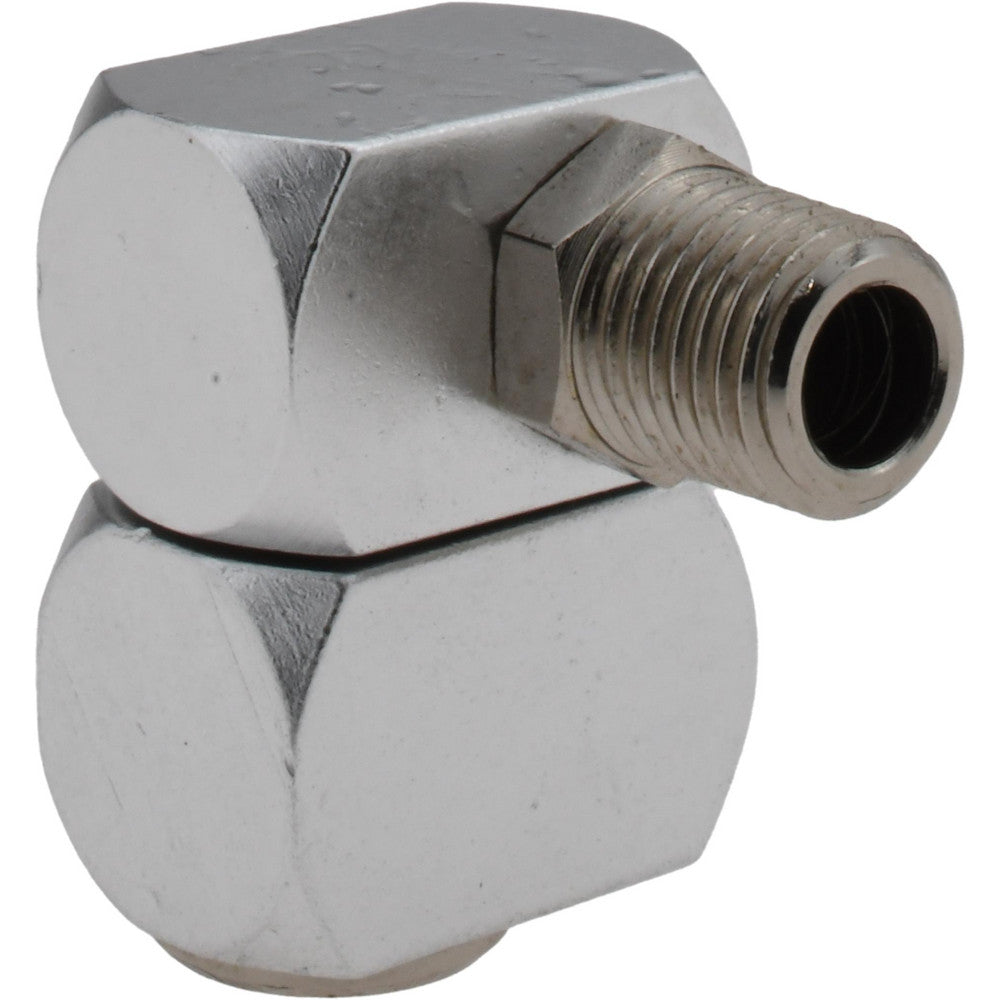 Value Collection 6502022522 Pneumatic Swivel Fitting 1/4" Male x Female NPT, 1/4" Body Diam