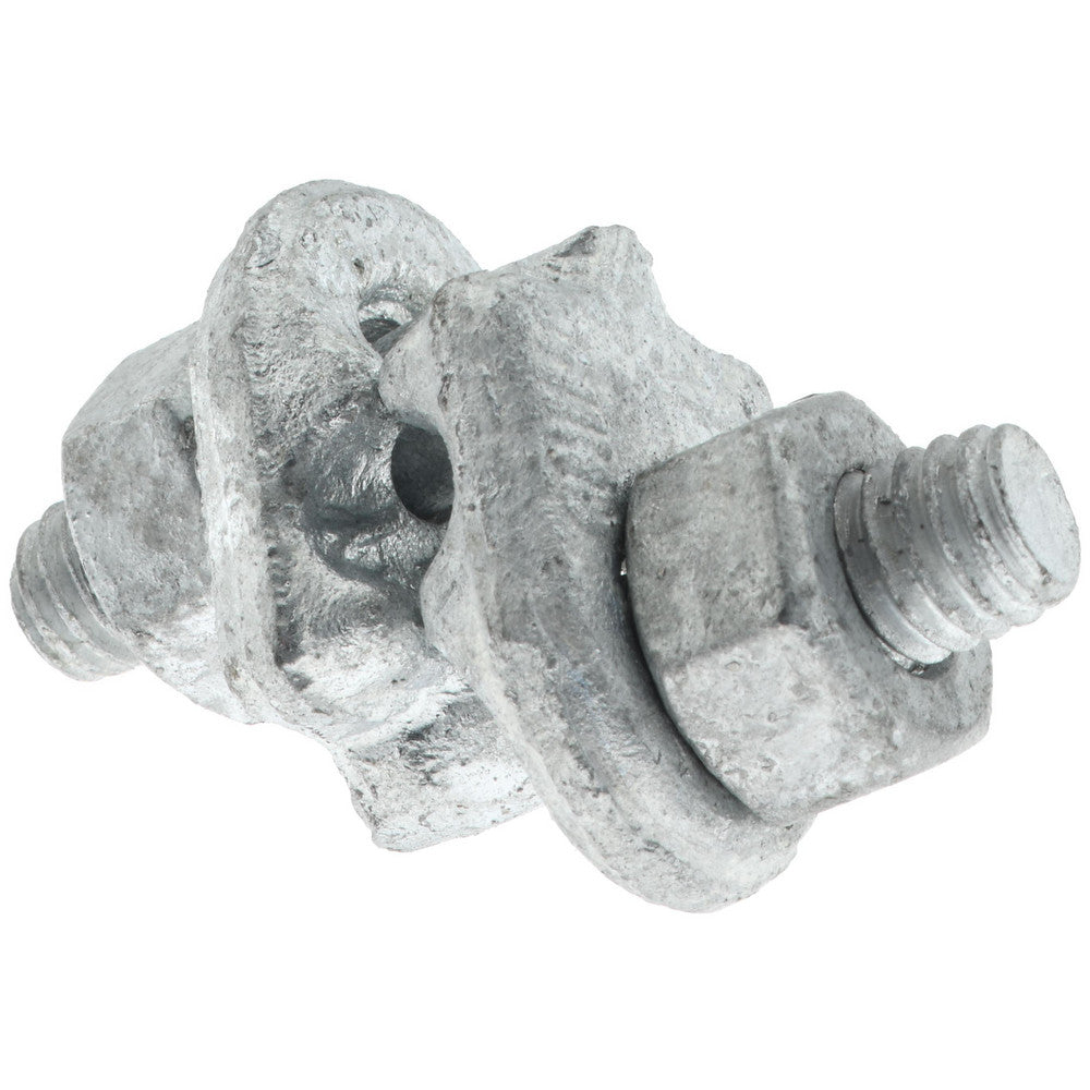 Value Collection WRC3/16 Wire Rope Double Saddle Clip 3/16 & 1/4" Rope Dia, Forged Steel