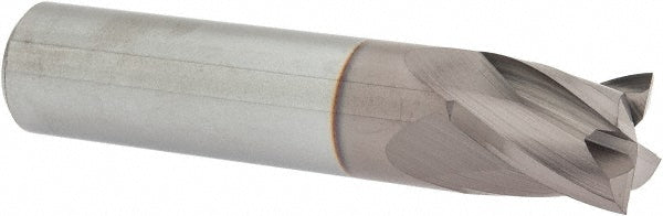 Hertel 74453119 Square End Mill 5/8" Dia, 3/4" LOC, 4 Flute, Solid Carbide