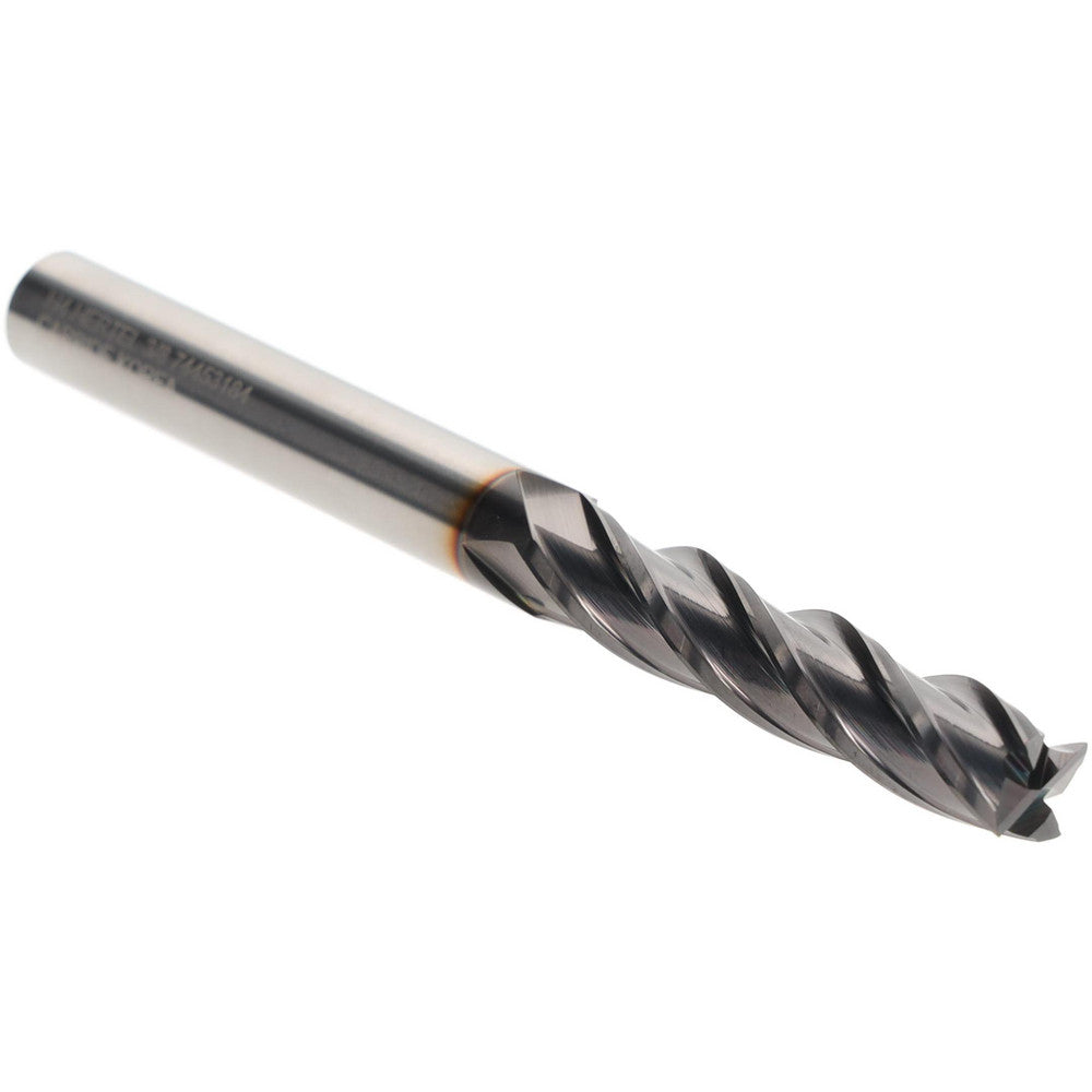 Hertel 74453184 Square End Mill 3/8" Dia, 1-3/4" LOC, 4 Flute, Solid Carbide