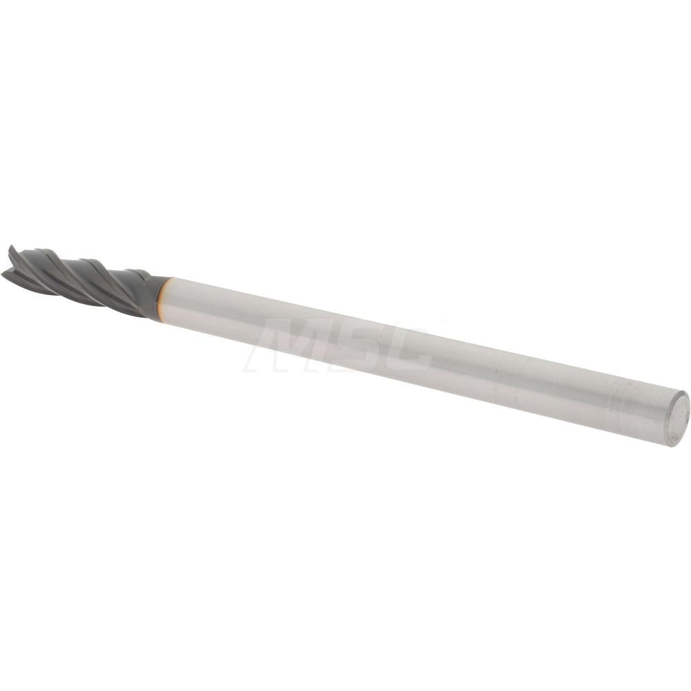 Hertel 74453192 Square End Mill 3/8" Dia, 1-1/2" LOC, 4 Flute, Solid Carbide