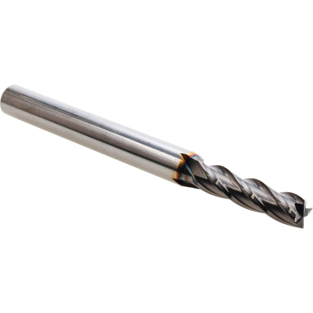Hertel 74453325 Square End Mill 5/32" Dia, 9/16" LOC, 4 Flute, Solid Carbide