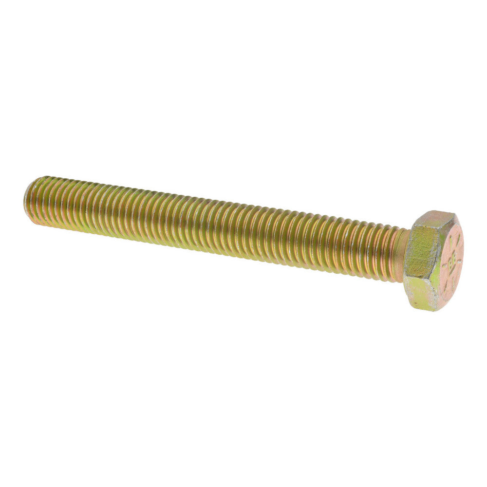 Big Bolt Corporation 58115FT8ZYDOM Hex Head Cap Screw 5/8-11 x 5", Grade 8 Steel, Zinc Yellow Dichromate Finish