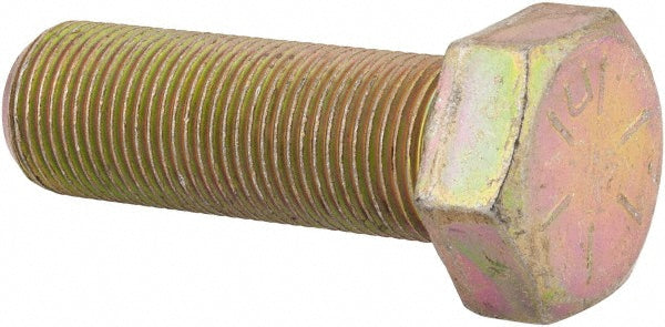 HHCS Made In USA MSC39473 Hex Head Cap Screw 3/4-16 x 2-1/4", Grade 8 Steel, Zinc Yellow Dichromate Finish