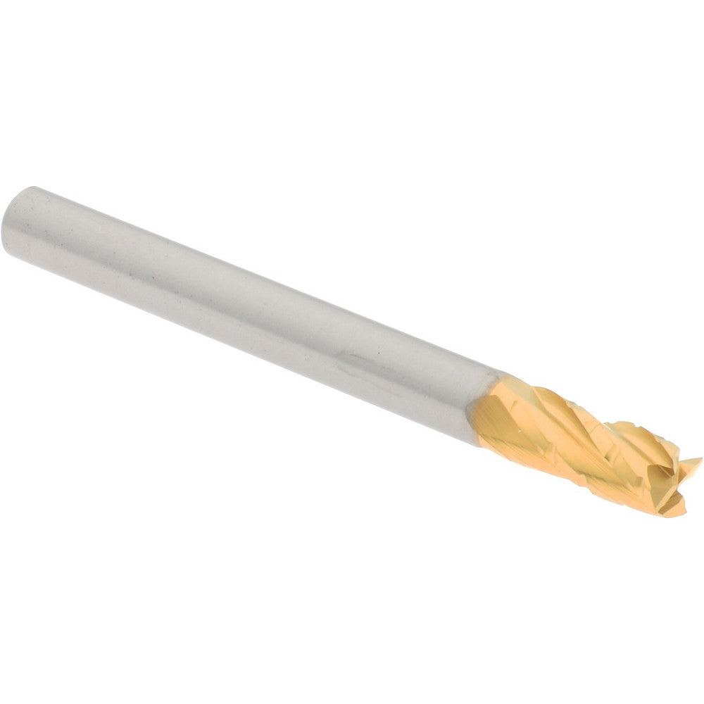 Hertel C430S1875-C1 Roughing End Mill 3/16" Dia, 4 Flute, Single End, Solid Carbide, Chipbreaker