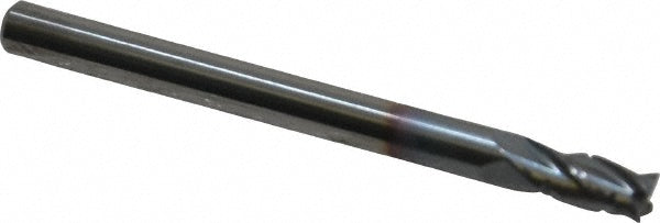 Hertel 2500483 Roughing End Mill 1/8" Dia, 4 Flute, Single End, Solid Carbide, Chipbreaker