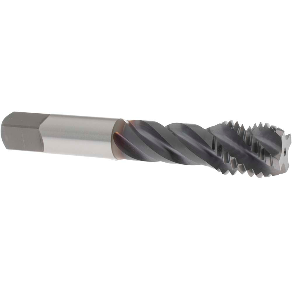 OSG 2943608 Spiral Flute Tap 3/4-10, UNC, 4 Flute, Modified Bottoming Chamfer, 2B/3B Class of Fit, Vanadium High-Speed Steel, TiCN Finish