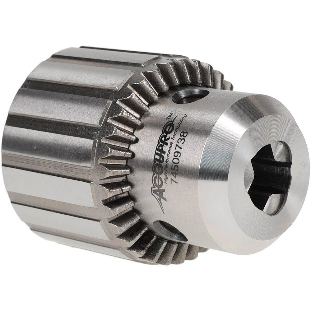 Accupro CY01610000MSC Drill Chuck 1/32 to 5/8" Capacity, Threaded Mount, 1/2-20 in