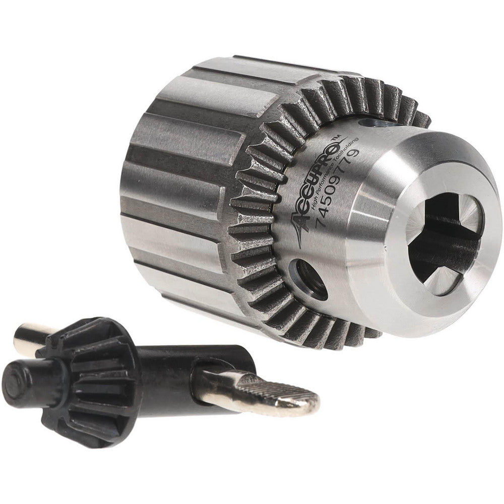 Accupro CYX1305000MSC Drill Chuck 1/32 to 1/2" Capacity, Tapered Mount, JT2