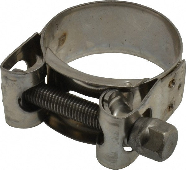 Mikalor 301309-1 T-Bolt Hose Clamp 1.34 to 1.46" Hose, 25/32" Wide, Stainless Steel