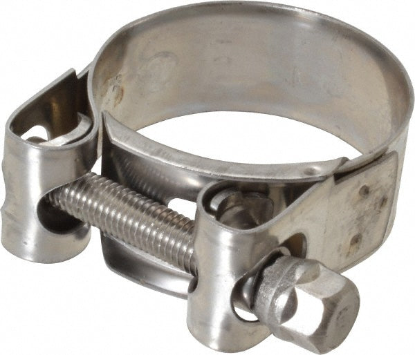 Mikalor 301311-2 T-Bolt Hose Clamp 1.58 to 1.69" Hose, 25/32" Wide, Stainless Steel
