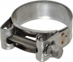 Mikalor 301313-9 T-Bolt Hose Clamp 1.85 to 2.01" Hose, 25/32" Wide, Stainless Steel