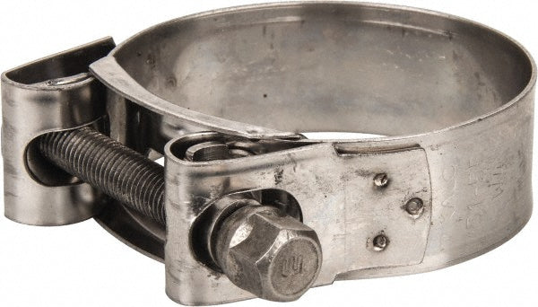 Mikalor 301314-7 T-Bolt Hose Clamp 2.01 to 2.17" Hose, 25/32" Wide, Stainless Steel