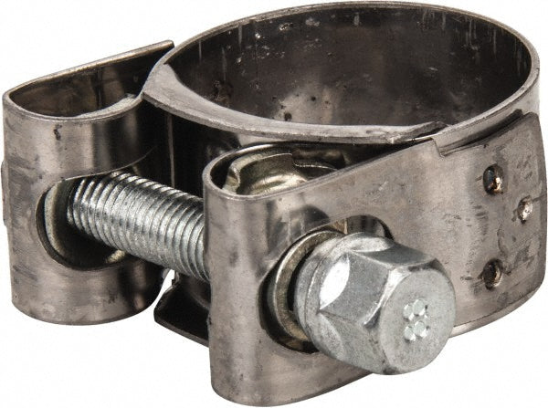 Mikalor 301907-1 T-Bolt Hose Clamp 1.14 to 1.22" Hose, 25/32" Wide, Stainless Steel