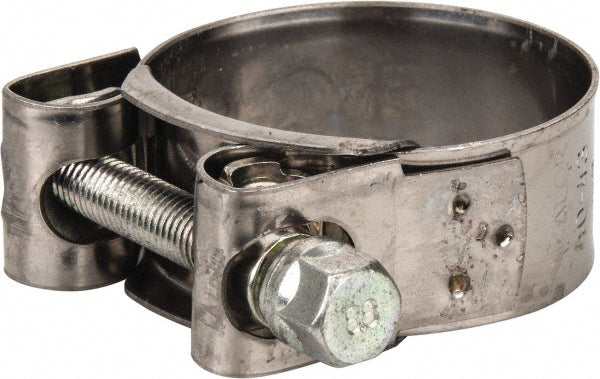 Mikalor 301911-9 T-Bolt Hose Clamp 1.58 to 1.69" Hose, 25/32" Wide, Stainless Steel