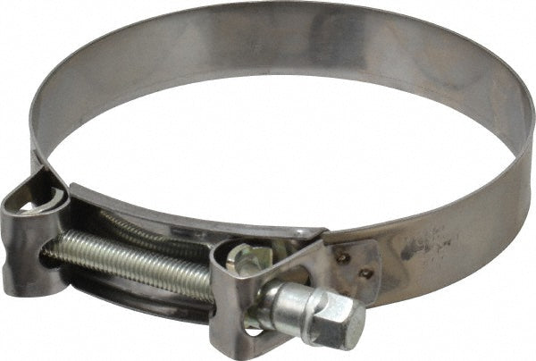 Mikalor 301928-2 T-Bolt Hose Clamp 5.51 to 5.91" Hose, 1-3/32" Wide, Stainless Steel