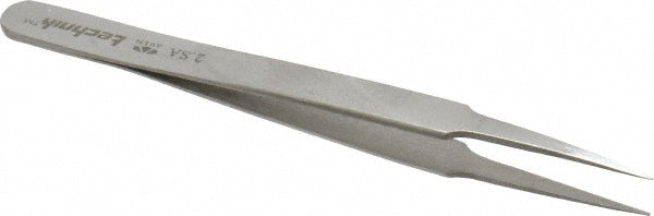 Aven 18046USA Precision Tweezer 2-SA, Stainless Steel, 4-3/4" OAL