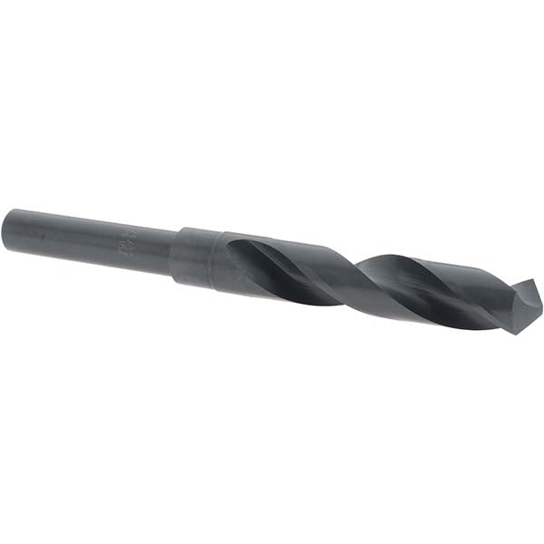 Cle-Line C20742 Reduced Shank Drill Bit 21/32" Dia, 1/2" Shank Dia, 118 deg Point, High-Speed Steel