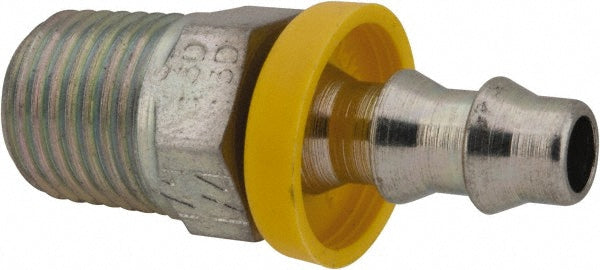 Parker 31382-4-4 Hydraulic Hose Male NPTF Pipe Swivel Fitting 6.40 mm Hose ID, Hose Size 4, 1/4-18 Thread