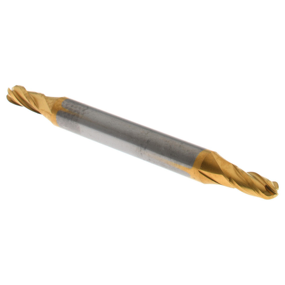 Hertel E6252008 Ball End Mill 1/8" Dia, 1/4" LOC, 4 Flute, Solid Carbide