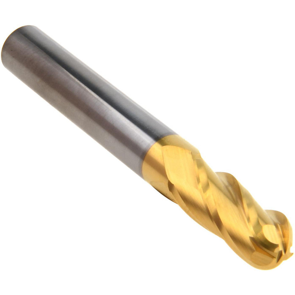 Hertel E699924529 Ball End Mill 5/16" Dia, 3/4" LOC, 4 Flute, Solid Carbide