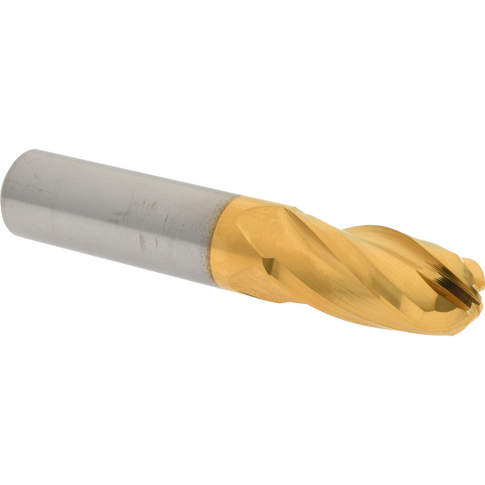 Hertel E6250040 Ball End Mill 5/8" Dia, 1-1/4" LOC, 4 Flute, Solid Carbide
