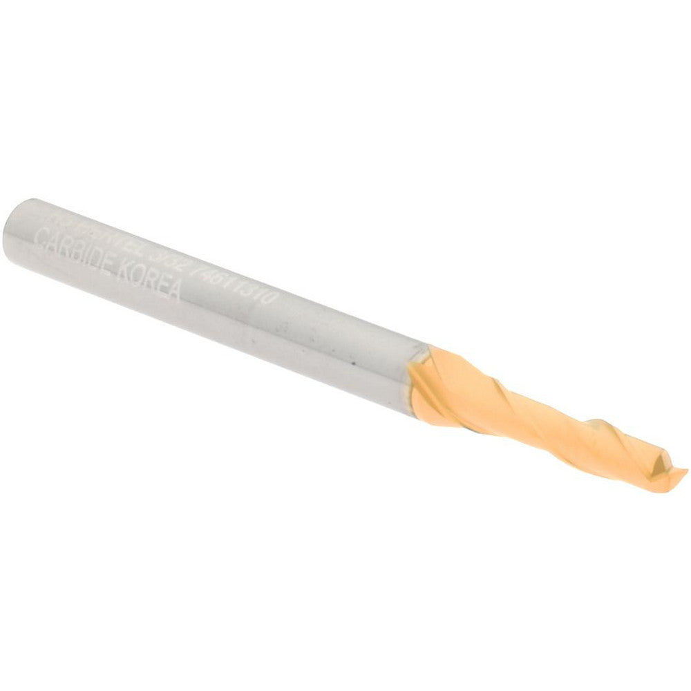 Hertel 74611310 Square End Mill 3/32" Dia, 3/8" LOC, 2 Flute, Solid Carbide